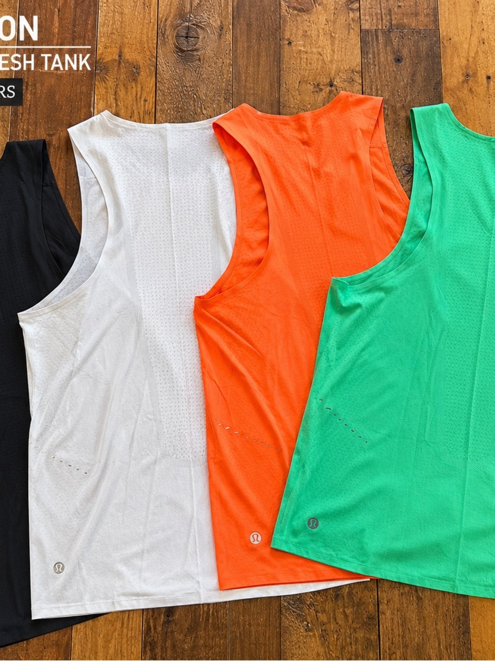 Lululemon Fast & Free Running Tank Men’s Medium Black Singlet MSRP $68 - Picture 3 of 3